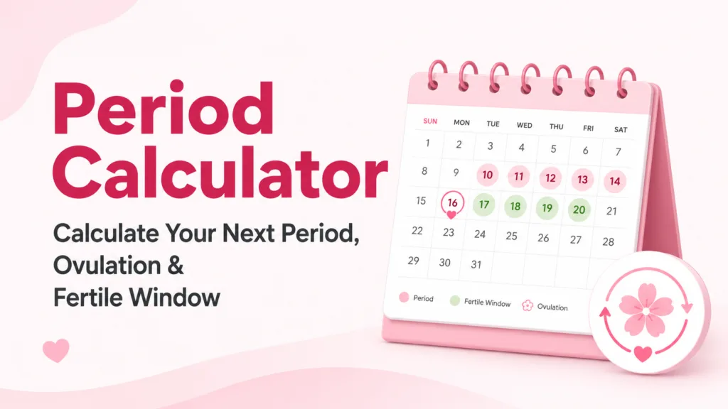 Period Calculator – Calculate Your Next Period, Ovulation &amp; Fertile Window