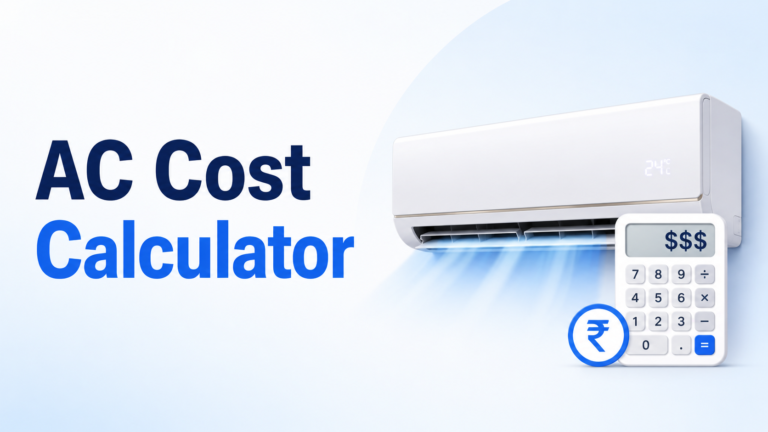 AC Cost Calculator – Air Conditioner Running Cost Per Hour & Month