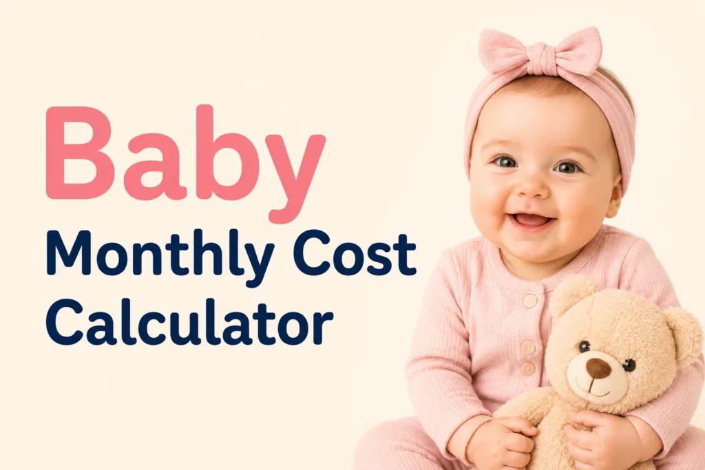 Baby Monthly Cost Calculator USA – Estimate Newborn &amp; Childcare Expenses