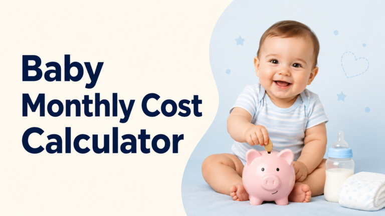 Baby Monthly Cost Calculator USA – Estimate Newborn & Childcare Expenses