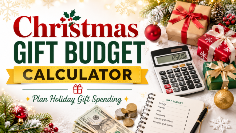 Christmas Gift Budget Calculator: Plan Holiday Gift Spending