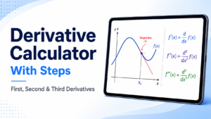 Derivative Calculator with Steps – First, Second &amp; Third Derivatives