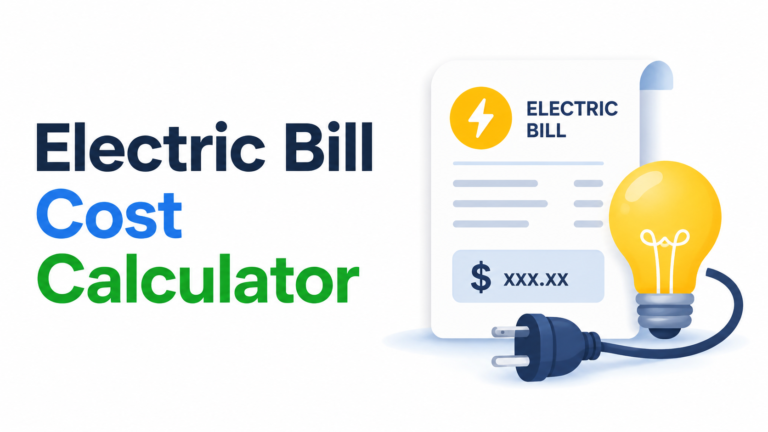 Electric Bill Cost Calculator USA – Estimate Appliance Electricity Cost