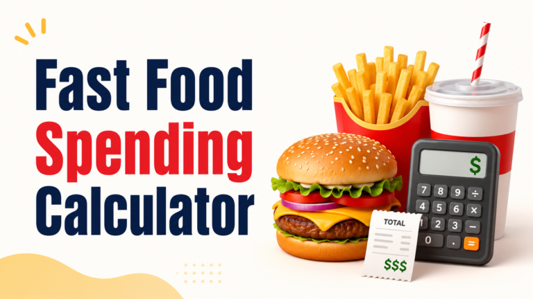 Fast Food Spending Calculator – Estimate Monthly & Yearly Fast Food Costs