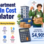 First Apartment Move-In Cost Calculator – Estimate Your Moving Out Budget