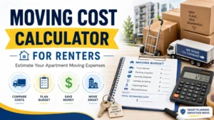 Moving Cost Calculator for Renters USA – Estimate Apartment Moving Costs