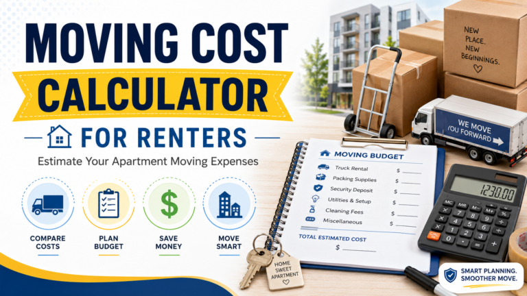 Moving Cost Calculator for Renters USA – Estimate Apartment Moving Costs