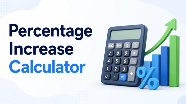 Percentage Increase Calculator – Calculate Percent Increase Online