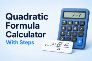 Quadratic Formula Calculator With Steps