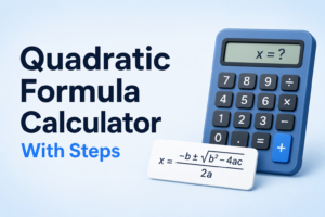 Quadratic Formula Calculator With Steps