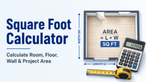 Square Foot Calculator – Calculate Room, Floor, Wall &amp; Project Area
