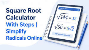 Square Root Calculator With Steps | Simplify Radicals Online