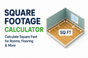Square Footage Calculator – Calculate Square Feet for Rooms, Flooring &amp; More