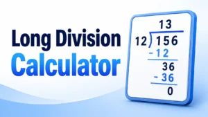 Long Division Calculator