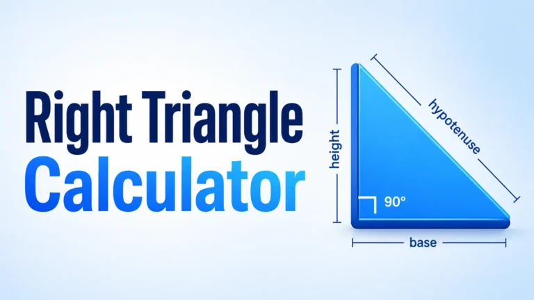 Right Triangle Calculator