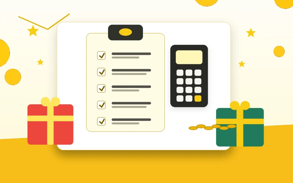 Planning a gift list with the Christmas Gift Budget Calculator: Plan Holiday Gift Spending