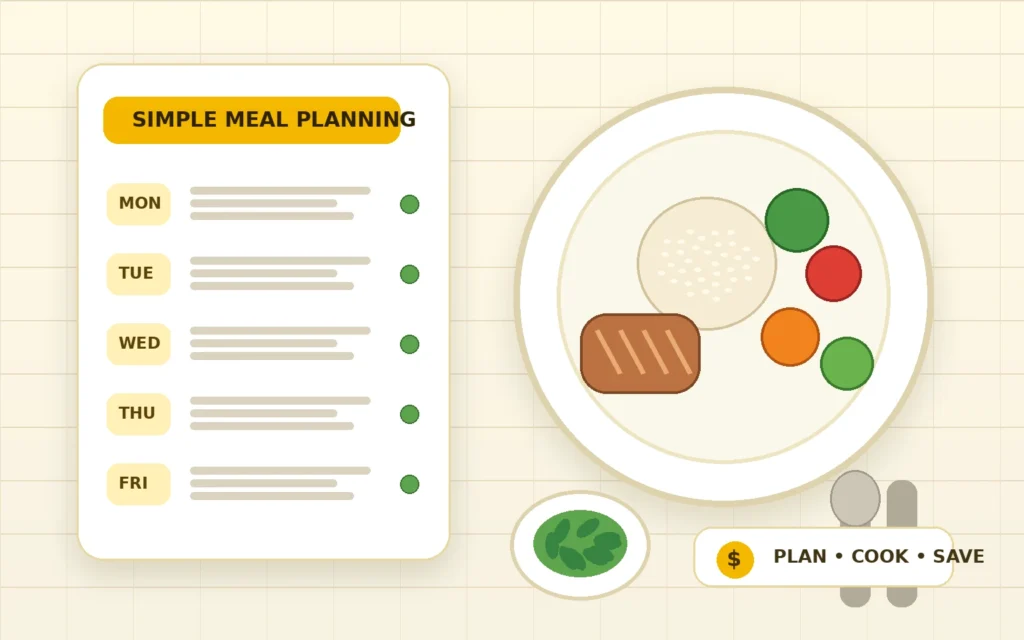 Affordable meal planning with simple grocery ingredients