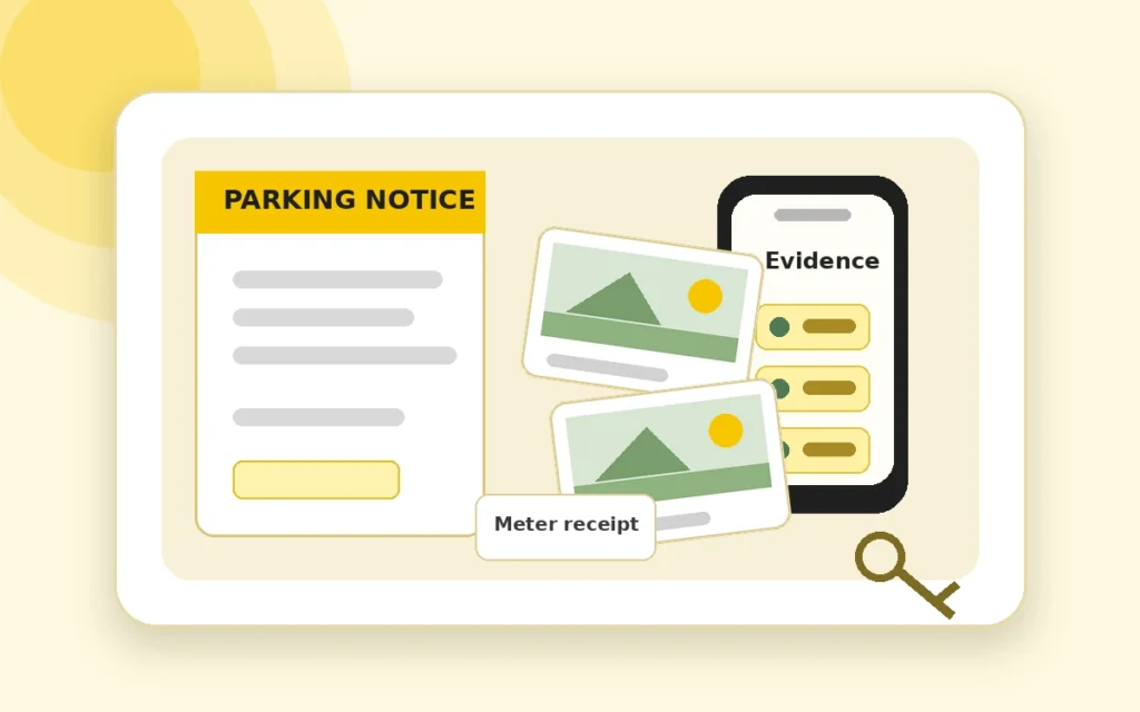 Evidence people may collect before disputing a parking ticket